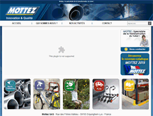 Tablet Screenshot of mottez.com